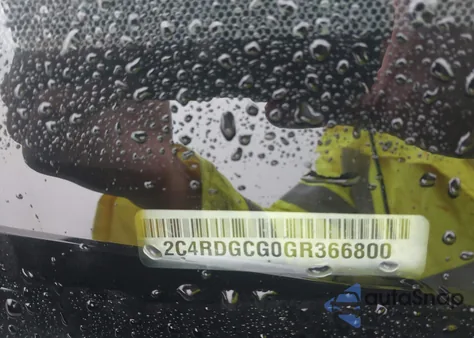 2016 Dodge Grand Caravan Sxt z USA, uszkodzony, nr VIN 2C4RDGCG0GR366800